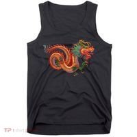 Traditional Chinese Dragon Art Tank Top thumb 0