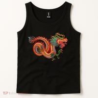 Traditional Chinese Dragon Art Tank Top thumb 2