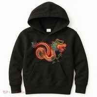 Traditional Chinese Dragon Art Kids Hoodie thumb 0