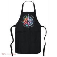 Traveler Compass Dream Explore Discover Thrive Adventure Apron thumb 0
