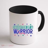Thyroid Cancer Daughter Thyroid Disease Awareness Warrior Gift Coffee Mug thumb 1