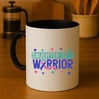 Thyroid Cancer Daughter Thyroid Disease Awareness Warrior Gift Coffee Mug thumb 4