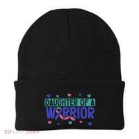 Thyroid Cancer Daughter Thyroid Disease Awareness Warrior Gift Beanie thumb 0