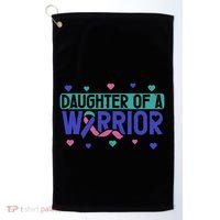 Thyroid Cancer Daughter Thyroid Disease Awareness Warrior Gift Golf Towel thumb 0