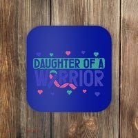Thyroid Cancer Daughter Thyroid Disease Awareness Warrior Gift Coaster thumb 0