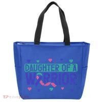 Thyroid Cancer Daughter Thyroid Disease Awareness Warrior Gift Tote Bag thumb 0