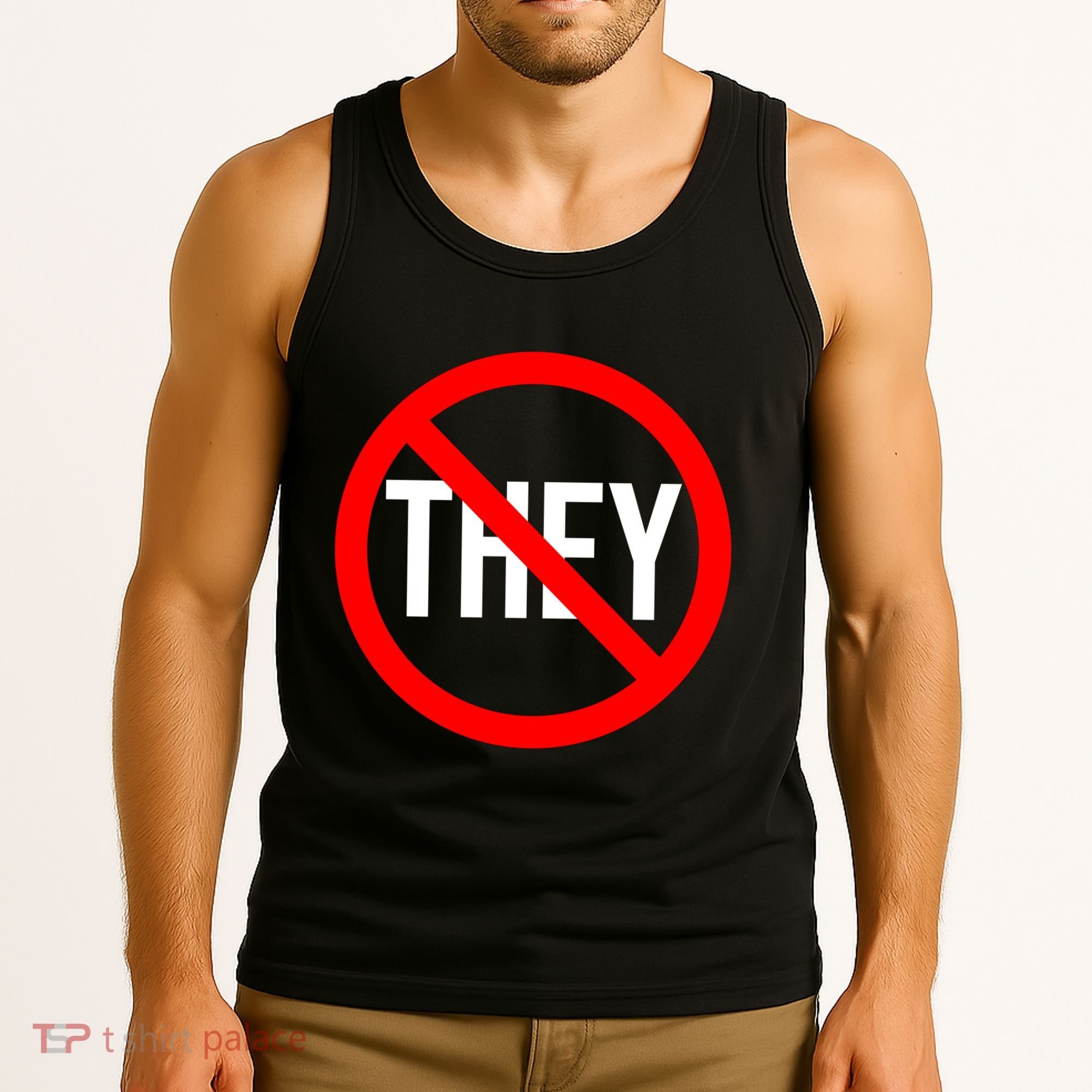 They Classic Dj Music Logo Tank Top
