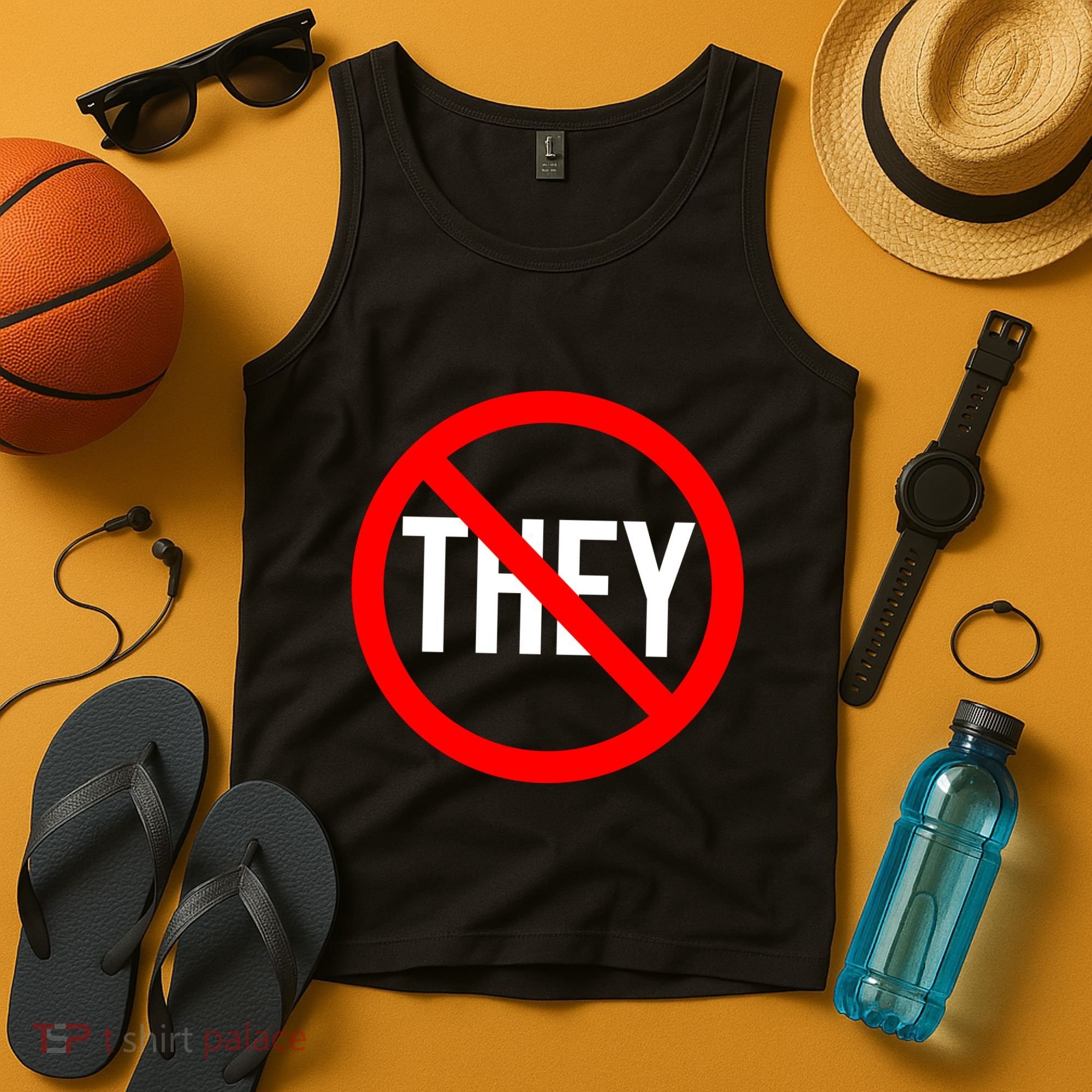 They Classic Dj Music Logo Tank Top