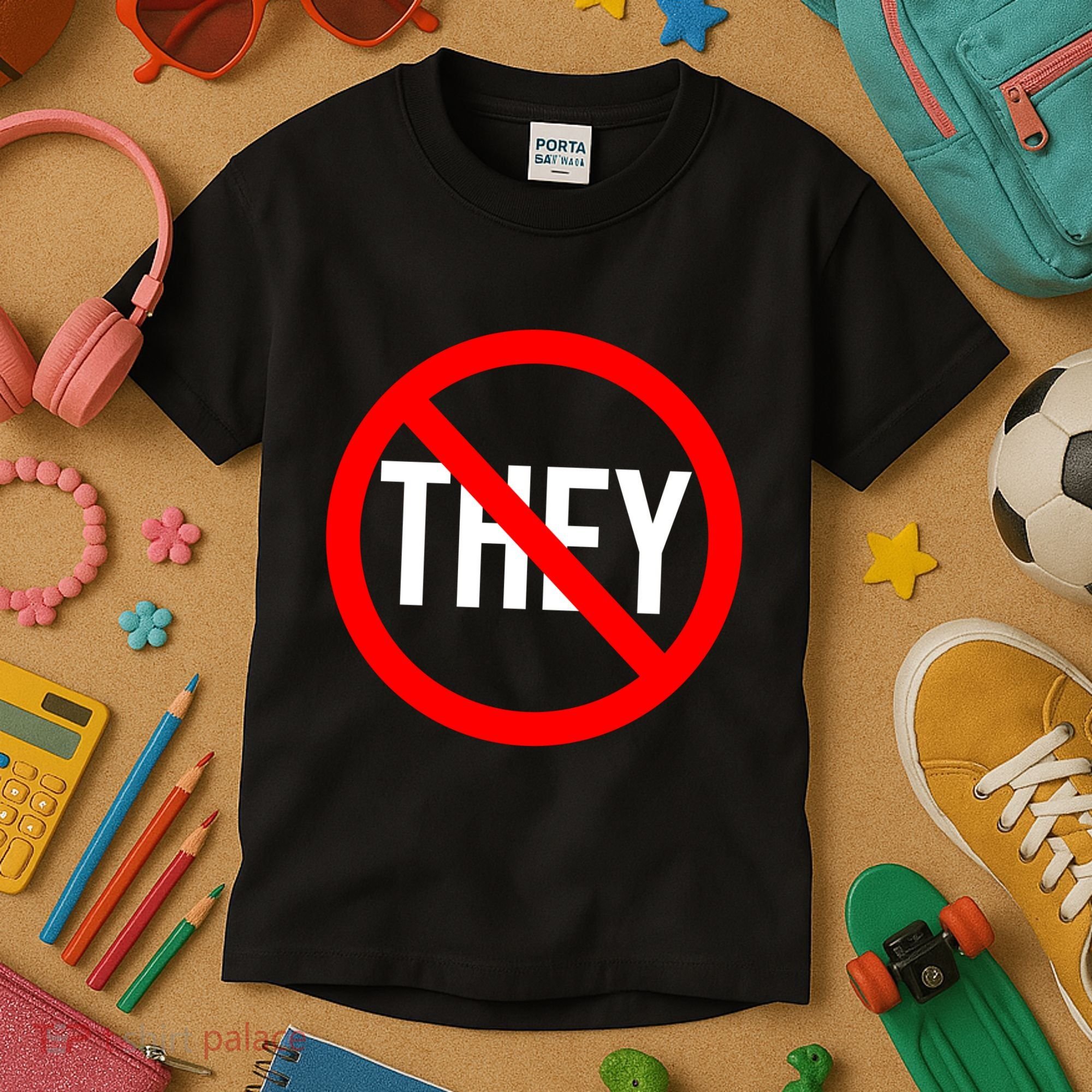 They Classic Dj Music Logo Kids T-Shirt