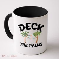 Tropical Christmas Deck The Palms Christmas In July Coffee Mug thumb 0