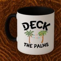 Tropical Christmas Deck The Palms Christmas In July Coffee Mug thumb 2