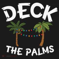Tropical Christmas Deck The Palms Christmas In July Women's Hoodie thumb 2
