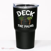 Tropical Christmas Deck The Palms Christmas In July Tumbler thumb 0