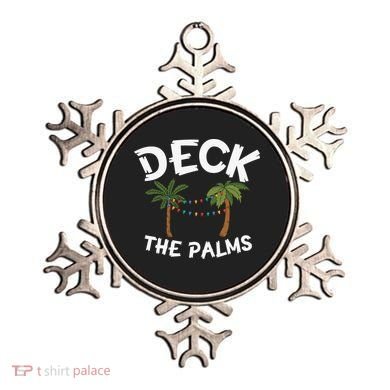 Tropical Christmas Deck The Palms Christmas In July Ornament
