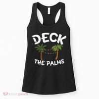 Tropical Christmas Deck The Palms Christmas In July Women's Tank Top thumb 0