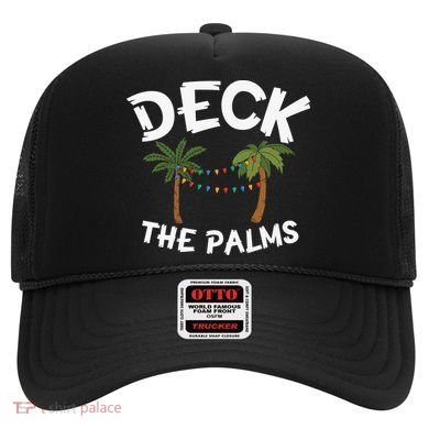 Tropical Christmas Deck The Palms Christmas In July Hat