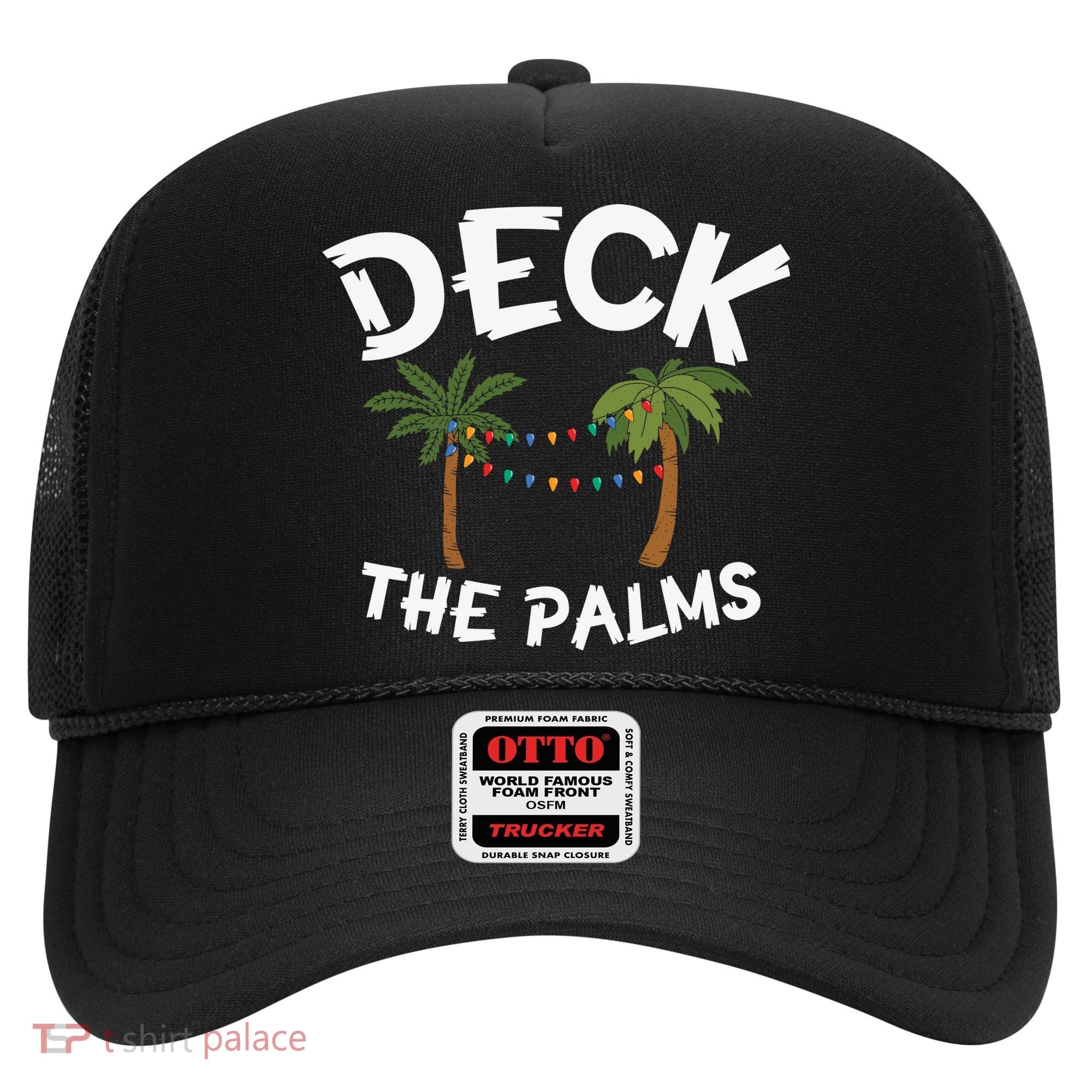 Tropical Christmas Deck The Palms Christmas In July Hat