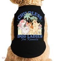 This Childless Dog Lady Is Voting Kamalaharris 2024 Doggie Tank thumb 0