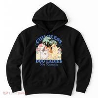This Childless Dog Lady Is Voting Kamalaharris 2024 Hoodie thumb 0