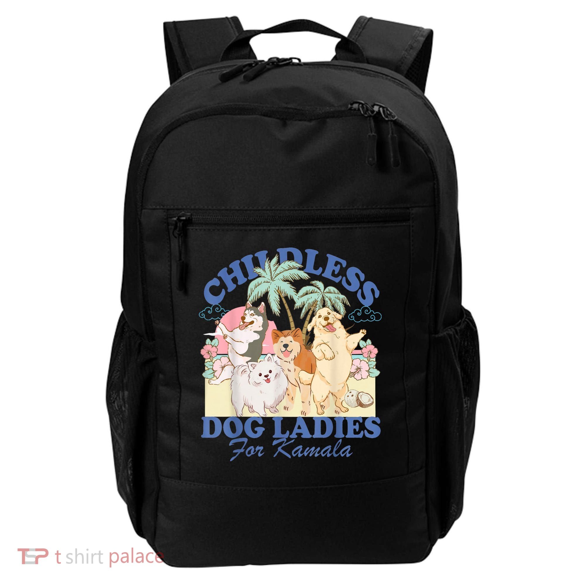 This Childless Dog Lady Is Voting Kamalaharris 2024 Backpack