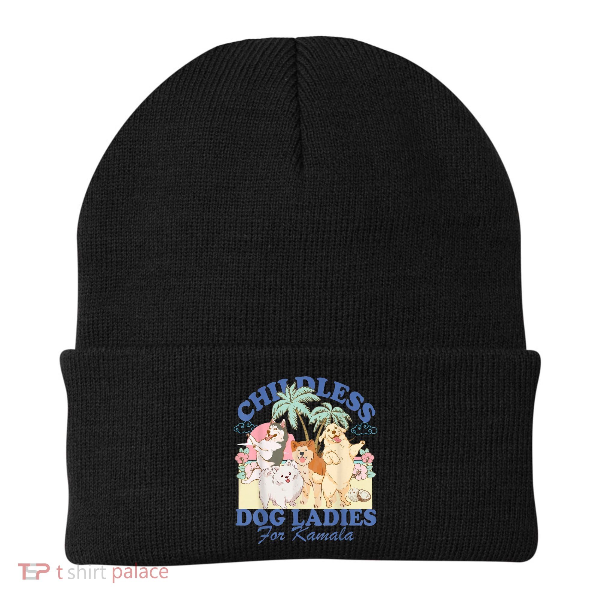 This Childless Dog Lady Is Voting Kamalaharris 2024 Beanie