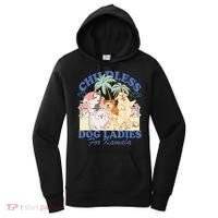This Childless Dog Lady Is Voting Kamalaharris 2024 Women's Hoodie thumb 0
