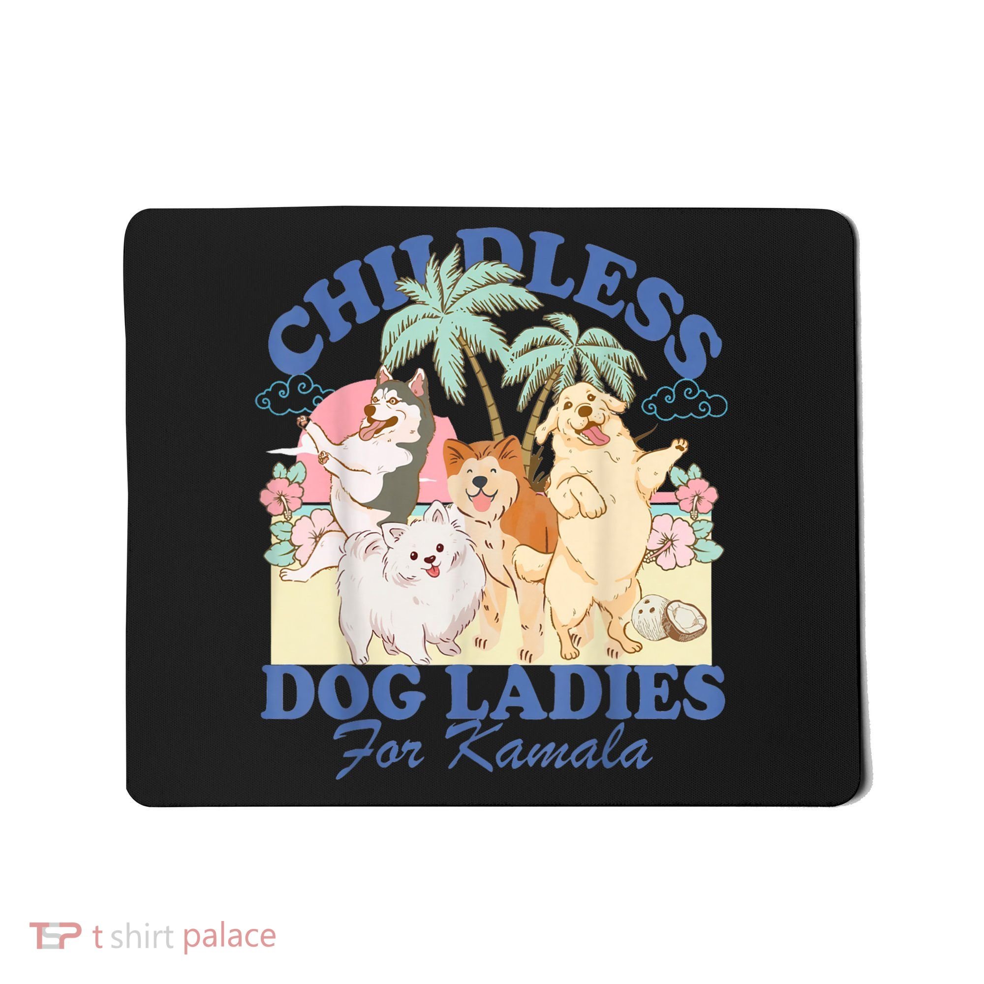 This Childless Dog Lady Is Voting Kamalaharris 2024 Mousepad