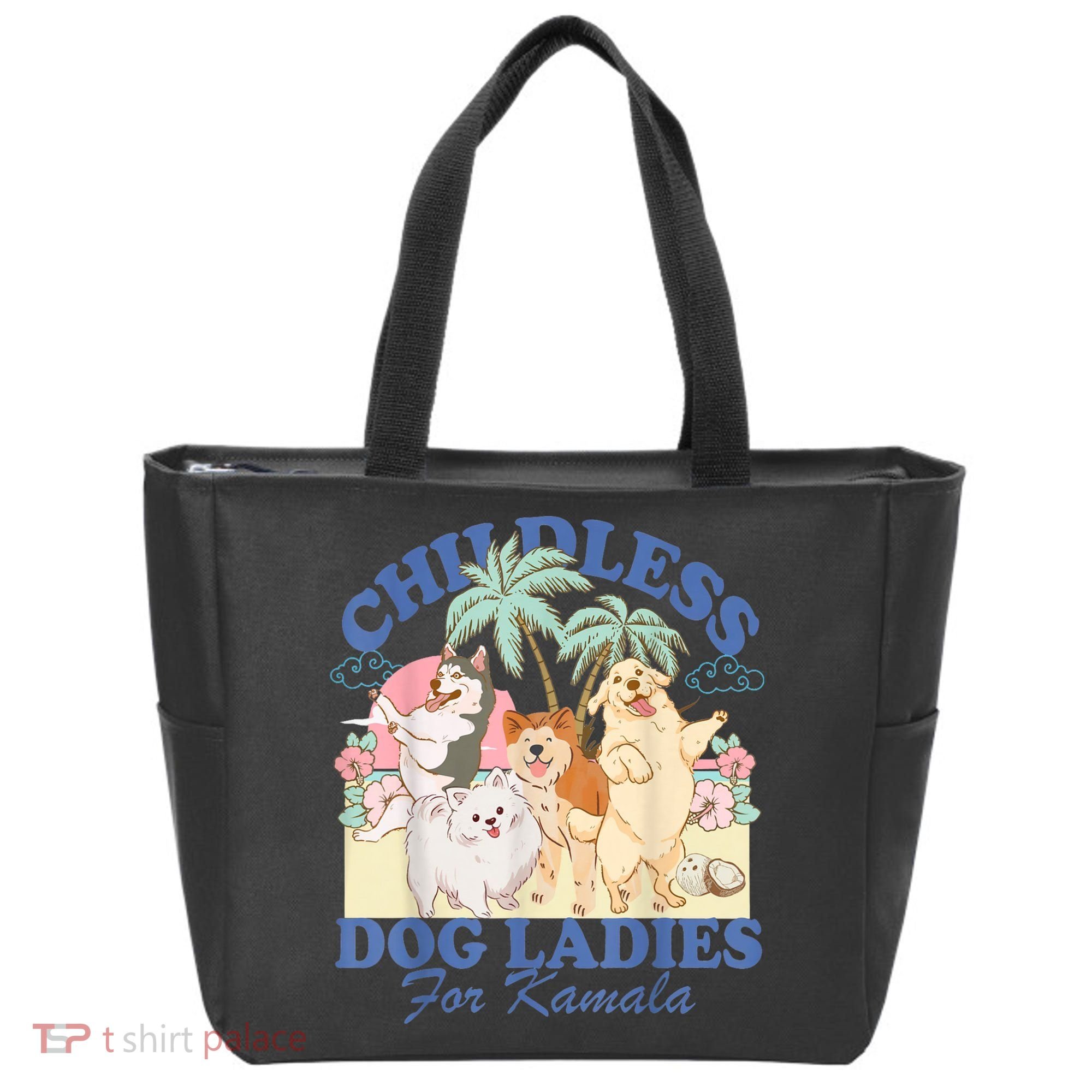 This Childless Dog Lady Is Voting Kamalaharris 2024 Tote Bag