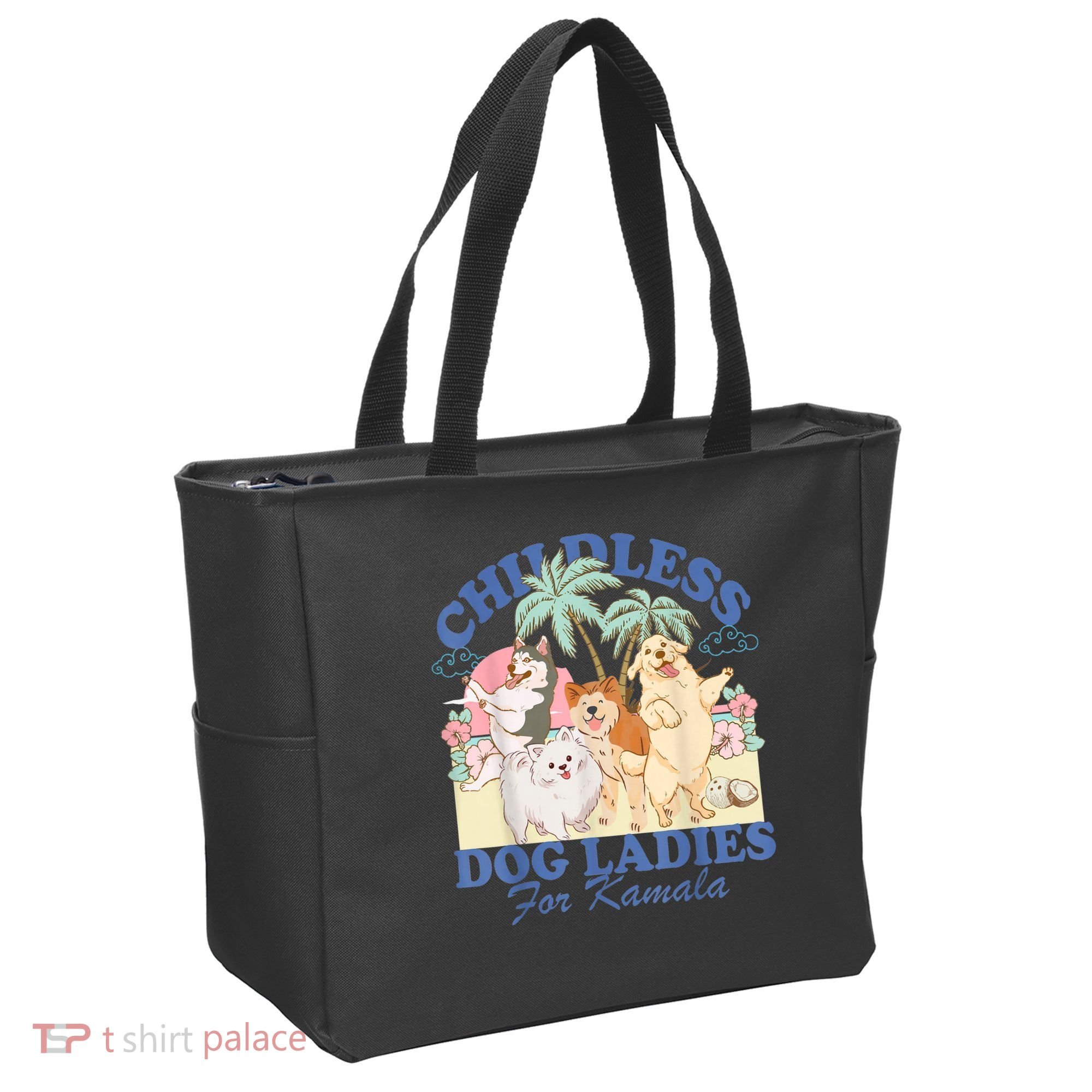 This Childless Dog Lady Is Voting Kamalaharris 2024 Tote Bag