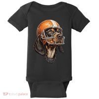 Tennessee Coonhound Dog Sport Lovers Tennessee Tri Stars Baby Bodysuit thumb 0