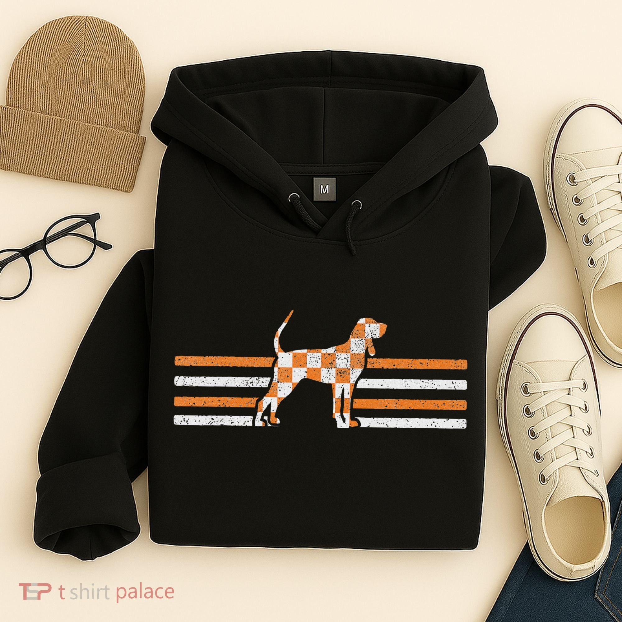 Tennessee Coonhound Dog Tennessee Retro Hoodie