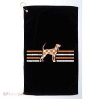 Tennessee Coonhound Dog Tennessee Retro Golf Towel thumb 0