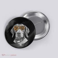 Tennessee Coonhound Dog Sport Lovers Tennessee Tri Stars Button thumb 0