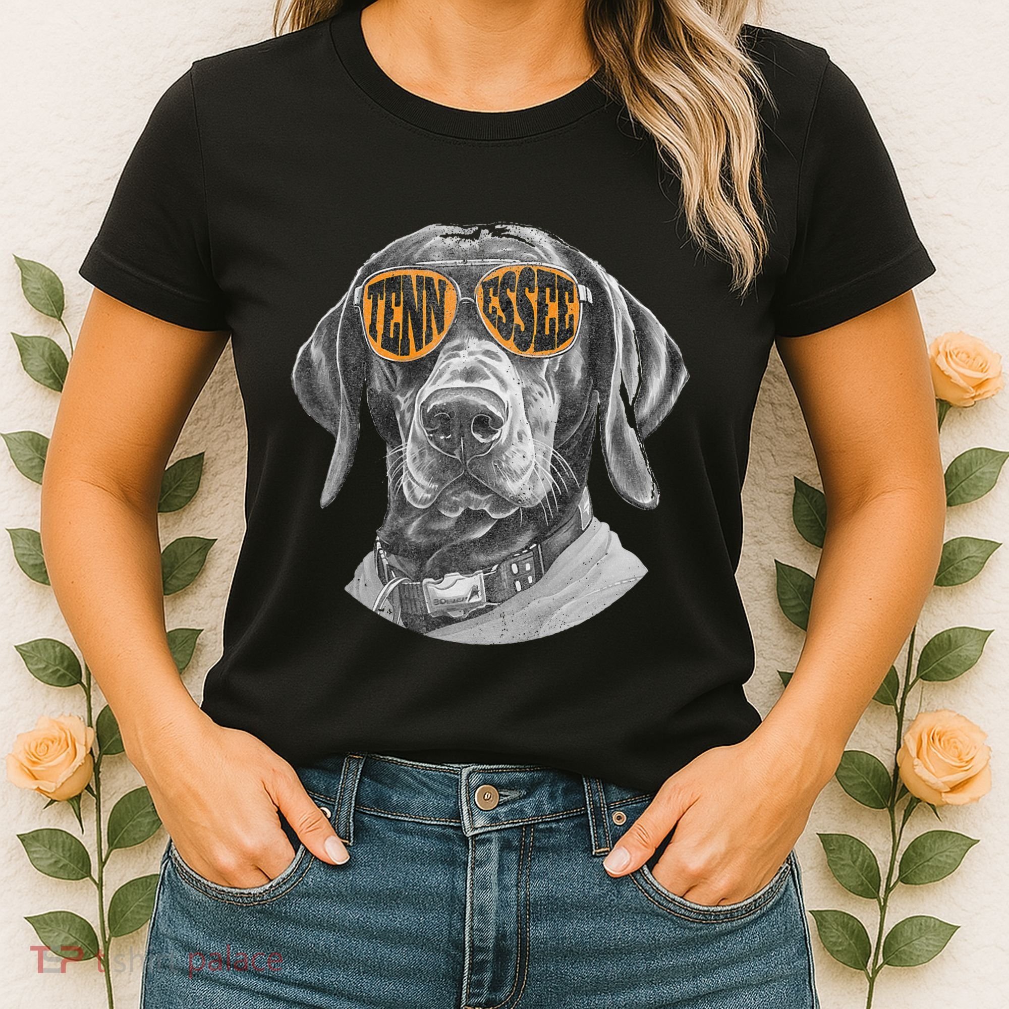Tennessee Coonhound Dog Sport Lovers Tennessee Tri Stars Women's T-Shirt