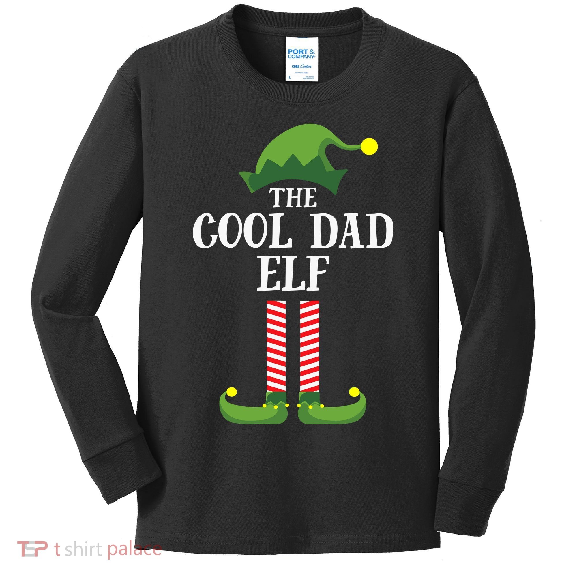 The Cool Dad ELF Kids Long Sleeve Shirt