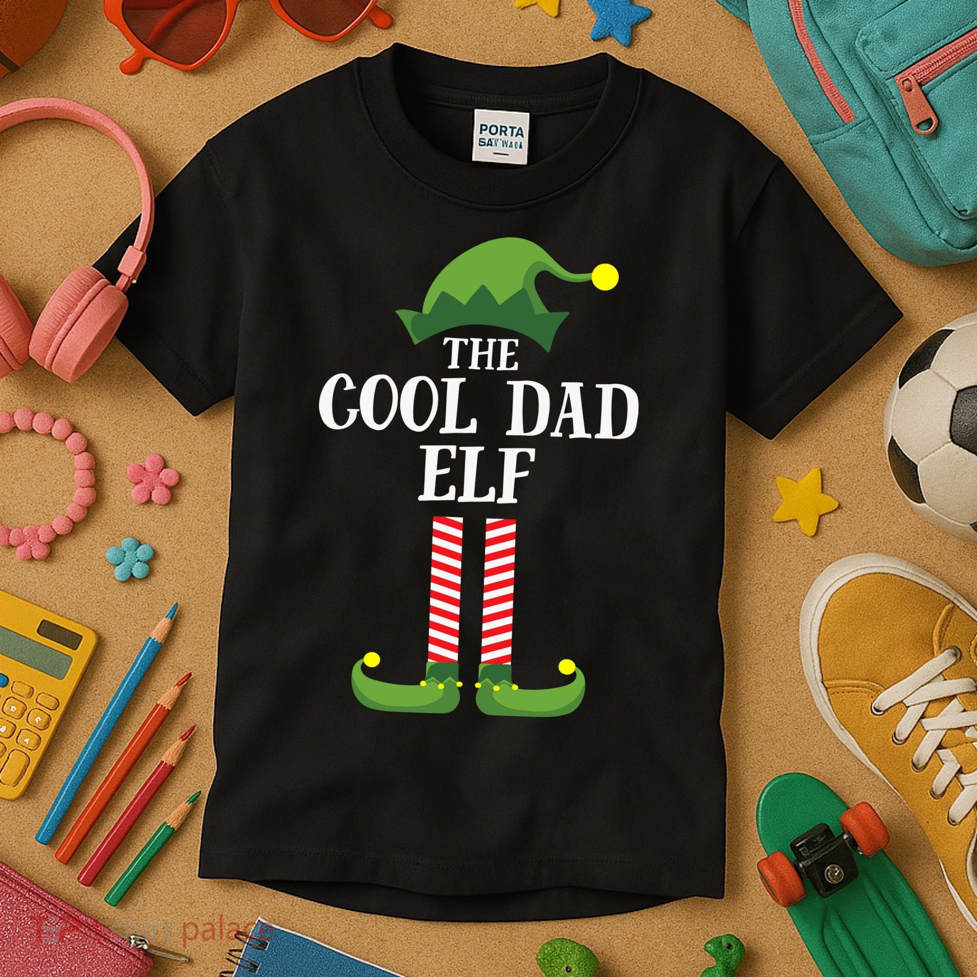 The Cool Dad ELF Kids T-Shirt