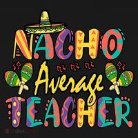 Teacher Cinco De Mayo Nacho Average Teacher Sombrero Women's Long Sleeve Shirt thumb 2