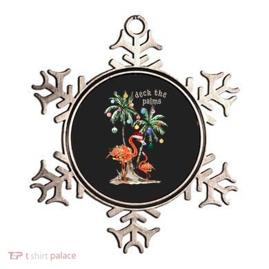 Tropical Christmas Deck The Palms Holiday Flamingo Ornament