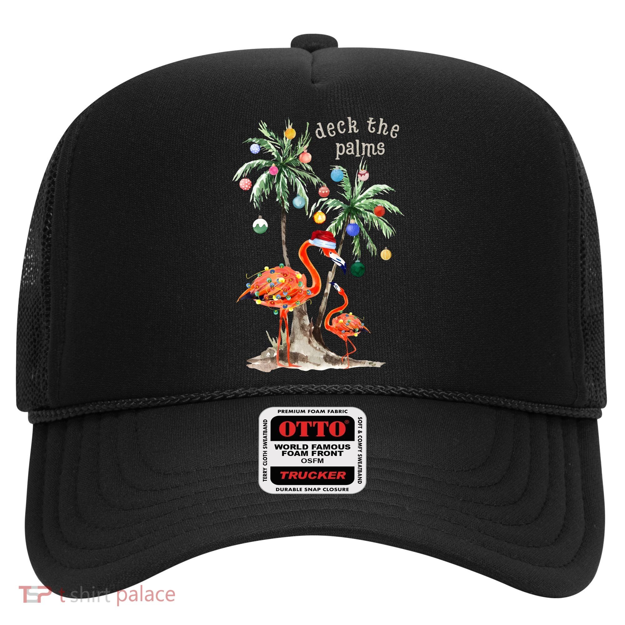Tropical Christmas Deck The Palms Holiday Flamingo Hat
