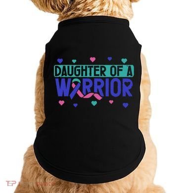 Thyroid Cancer Daughter Thyroid Disease Awareness Warrior Doggie Tank