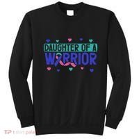 Thyroid Cancer Daughter Thyroid Disease Awareness Warrior Sweatshirt thumb 0