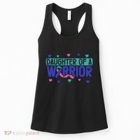 Thyroid Cancer Daughter Thyroid Disease Awareness Warrior Women's Tank Top thumb 0