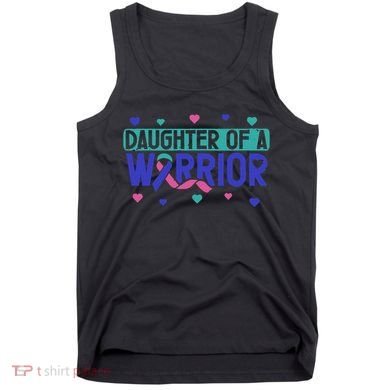 Thyroid Cancer Daughter Thyroid Disease Awareness Warrior Tank Top