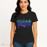 Thyroid Cancer Daughter Thyroid Disease Awareness Warrior Women's T-Shirt thumb 4