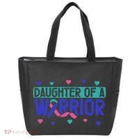Thyroid Cancer Daughter Thyroid Disease Awareness Warrior Tote Bag thumb 0