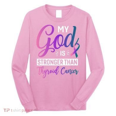 Thyroid Cancer Design Long Sleeve Shirt