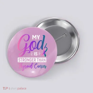 Thyroid Cancer Design Button