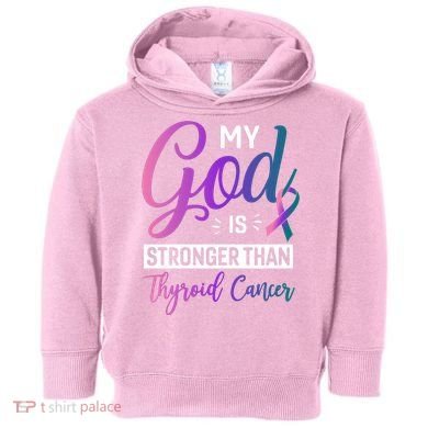 Thyroid Cancer Design Toddler Hoodie