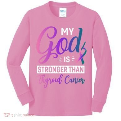 Thyroid Cancer Design Kids Long Sleeve Shirt