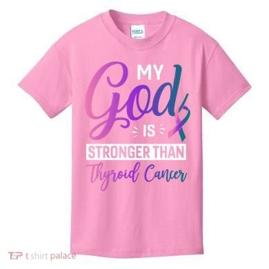 Thyroid Cancer Design Kids T-Shirt